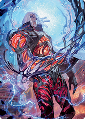 Tezzeret, Betrayer of Flesh Art Card [Kamigawa: Neon Dynasty Art Series]