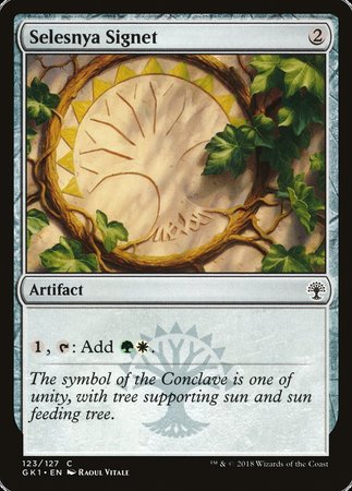 Selesnya Signet [GRN Guild Kit] | Rook's Games and More