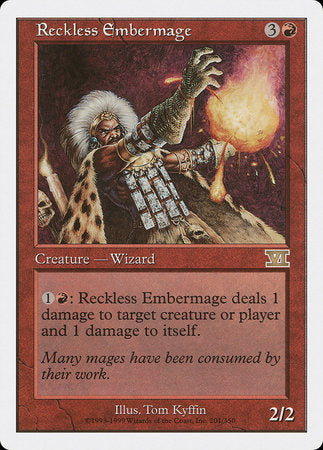 Reckless Embermage [Classic Sixth Edition] | Rook's Games and More