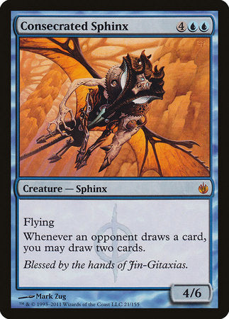 Consecrated Sphinx [Mirrodin Besieged] | Rook's Games and More