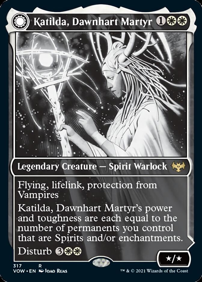 Katilda, Dawnhart Martyr // Katilda's Rising Dawn (Showcase Eternal Night) [Innistrad: Crimson Vow] | Rook's Games and More