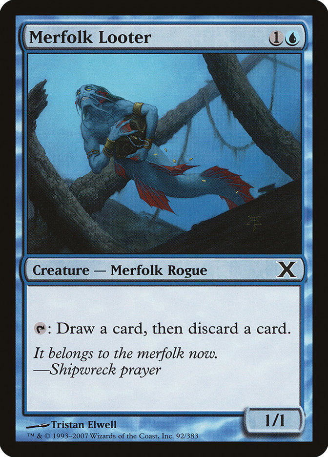 Merfolk Looter [Tenth Edition] | Rook's Games and More