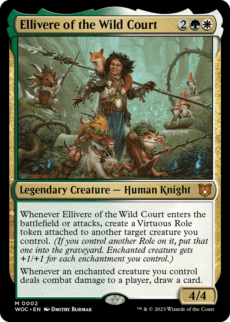 Ellivere of the Wild Court [Wilds of Eldraine Commander] | Rook's Games and More