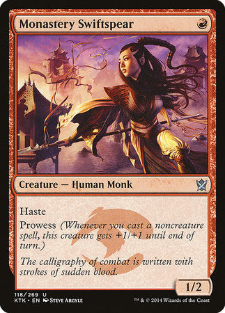 Monastery Swiftspear [Khans of Tarkir] | Rook's Games and More