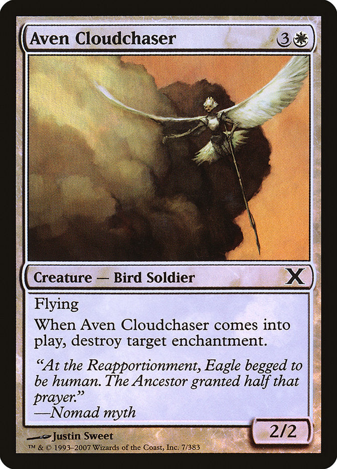 Aven Cloudchaser (Premium Foil) [Tenth Edition] | Rook's Games and More