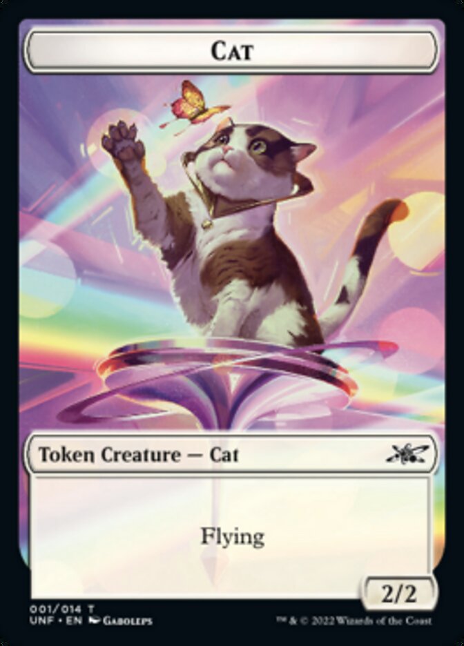 Cat Token [Unfinity Tokens] | Rook's Games and More