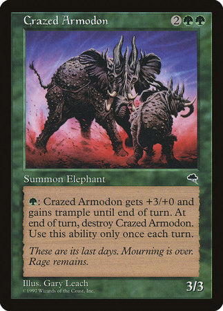 Crazed Armodon [Tempest] | Rook's Games and More