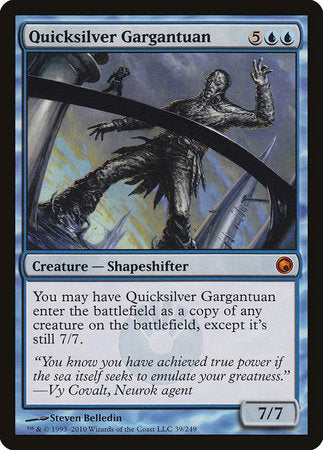 Quicksilver Gargantuan [Scars of Mirrodin] | Rook's Games and More