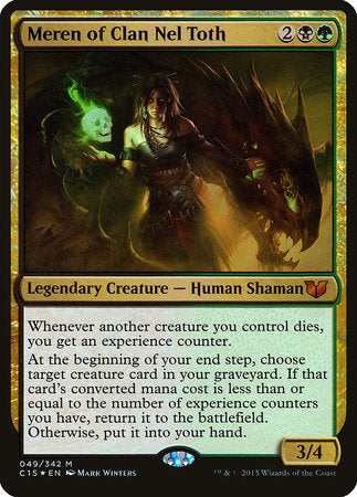 Meren of Clan Nel Toth (Oversized) [Commander 2015 Oversized] | Rook's Games and More