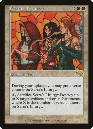 Serra's Liturgy [Urza's Saga] | Rook's Games and More