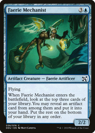 Faerie Mechanist [Duel Decks: Elves vs. Inventors] | Rook's Games and More