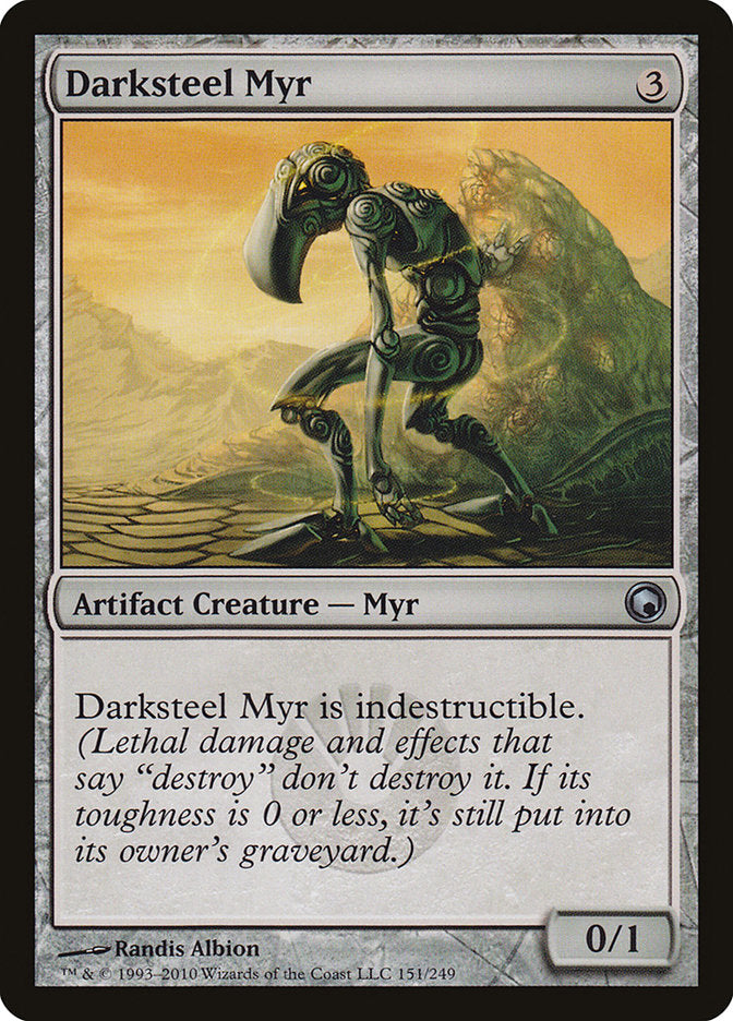 Darksteel Myr [Scars of Mirrodin] | Rook's Games and More