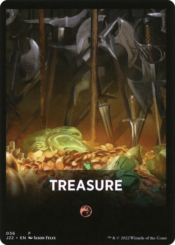 Treasure Theme Card [Jumpstart 2022 Front Cards] | Rook's Games and More