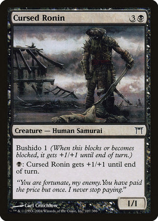Cursed Ronin [Champions of Kamigawa] | Rook's Games and More