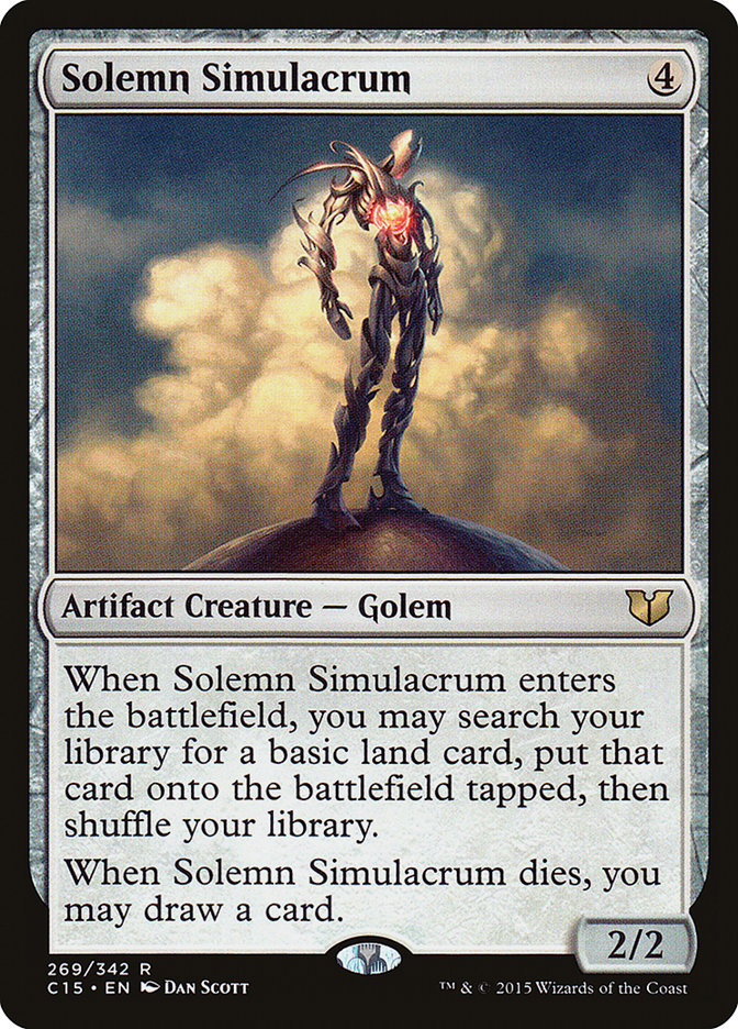 Solemn Simulacrum [Commander 2015] | Rook's Games and More
