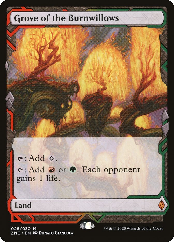 Grove of the Burnwillows [Zendikar Rising Expeditions] | Rook's Games and More