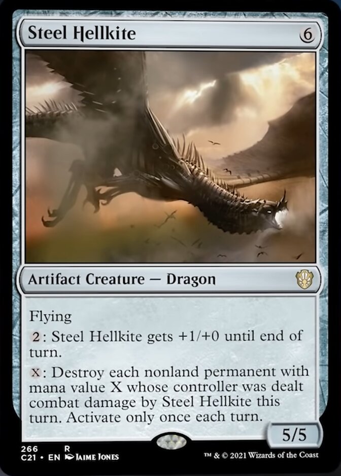 Steel Hellkite [Commander 2021] | Rook's Games and More