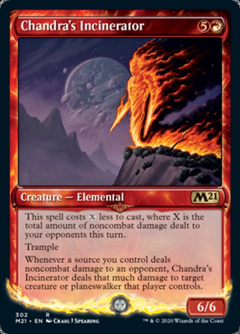 Chandra's Incinerator (Showcase) [Core Set 2021] | Rook's Games and More