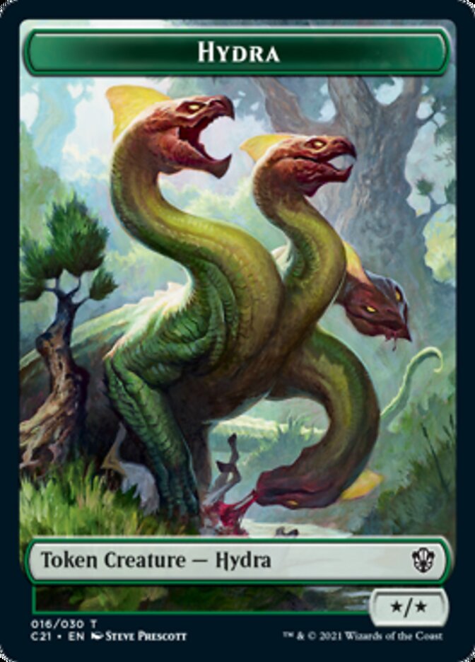 Hydra // Boar Token [Commander 2021 Tokens] | Rook's Games and More