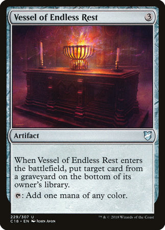 Vessel of Endless Rest [Commander 2018] | Rook's Games and More