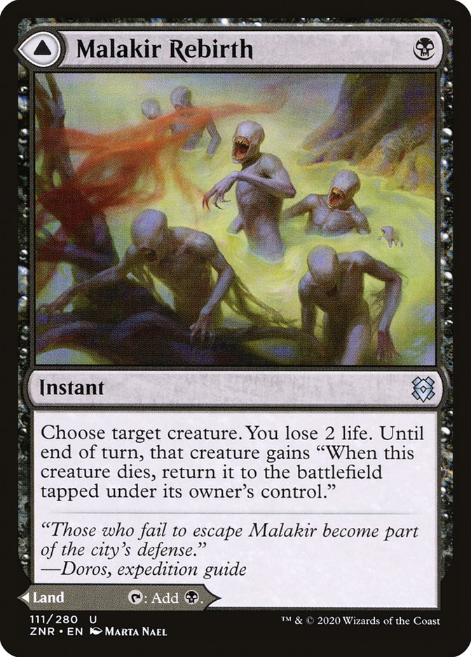 Malakir Rebirth // Malakir Mire [Zendikar Rising] | Rook's Games and More