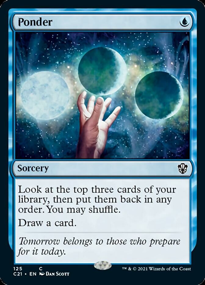 Ponder [Commander 2021] | Rook's Games and More