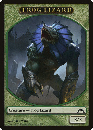 Frog Lizard Token [Gatecrash Tokens] | Rook's Games and More