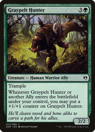 Graypelt Hunter [Duel Decks: Zendikar vs. Eldrazi] | Rook's Games and More