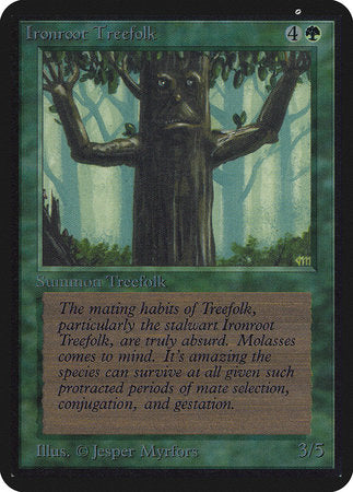 Ironroot Treefolk [Limited Edition Alpha] | Rook's Games and More