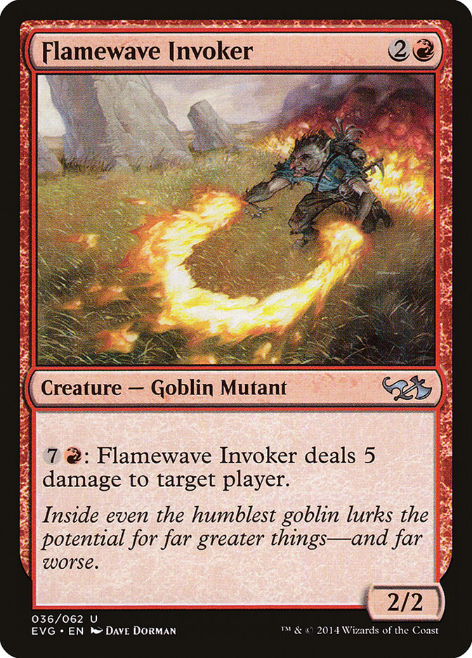 Flamewave Invoker (Elves vs. Goblins) [Duel Decks Anthology] | Rook's Games and More