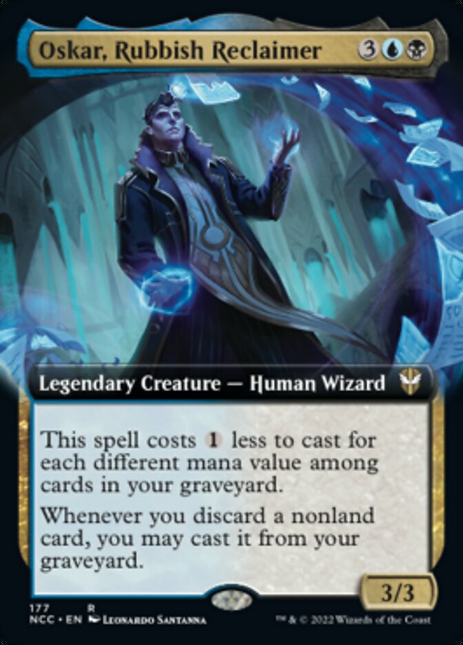 Oskar, Rubbish Reclaimer (Extended Art) [Streets of New Capenna Commander] | Rook's Games and More