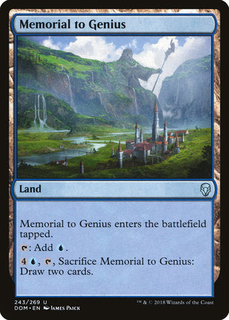 Memorial to Genius [Dominaria] | Rook's Games and More