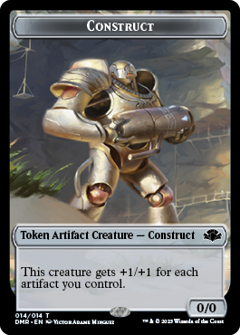 Elephant // Construct Double-Sided Token [Dominaria Remastered Tokens] | Rook's Games and More