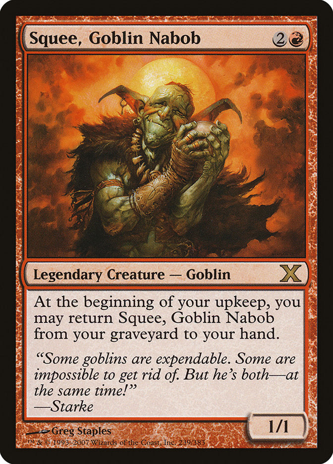 Squee, Goblin Nabob [Tenth Edition] | Rook's Games and More