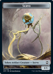 Servo // Treasure Double-sided Token [Dungeons & Dragons: Adventures in the Forgotten Realms Commander Tokens]
