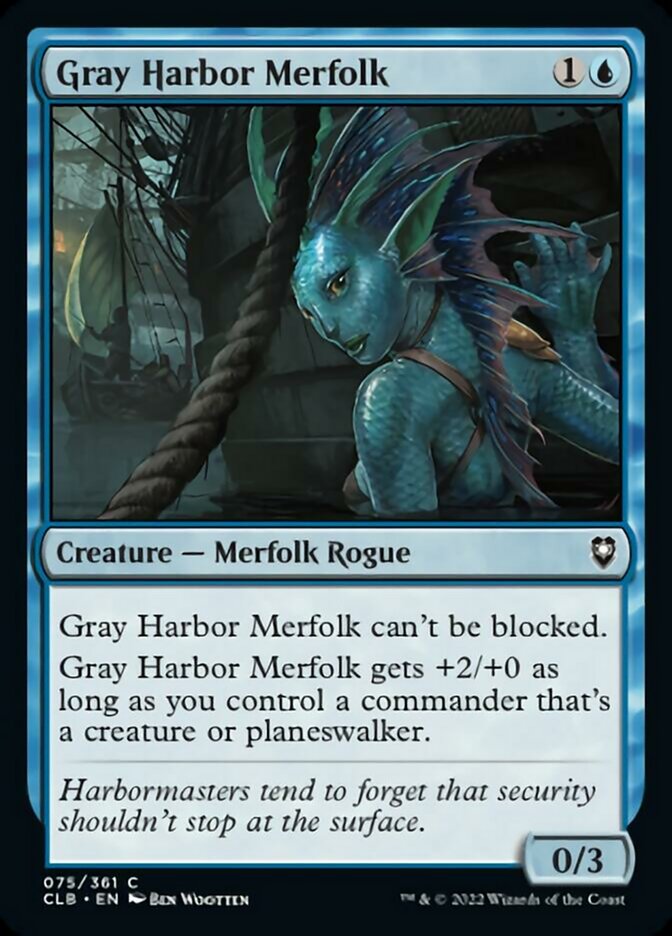 Gray Harbor Merfolk [Commander Legends: Battle for Baldur's Gate] | Rook's Games and More