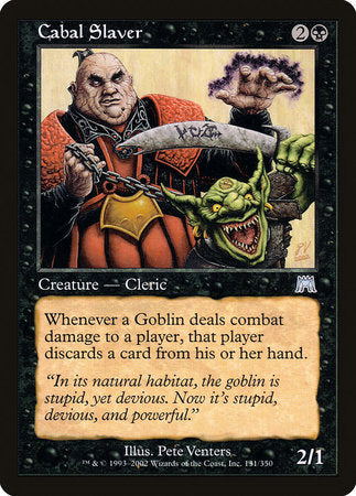 Cabal Slaver [Onslaught] | Rook's Games and More