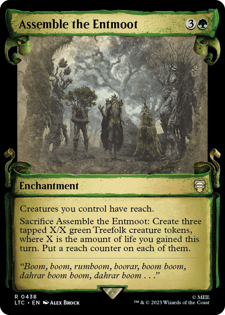 Assemble the Entmoot [The Lord of the Rings: Tales of Middle-Earth Commander Showcase Scrolls] | Rook's Games and More