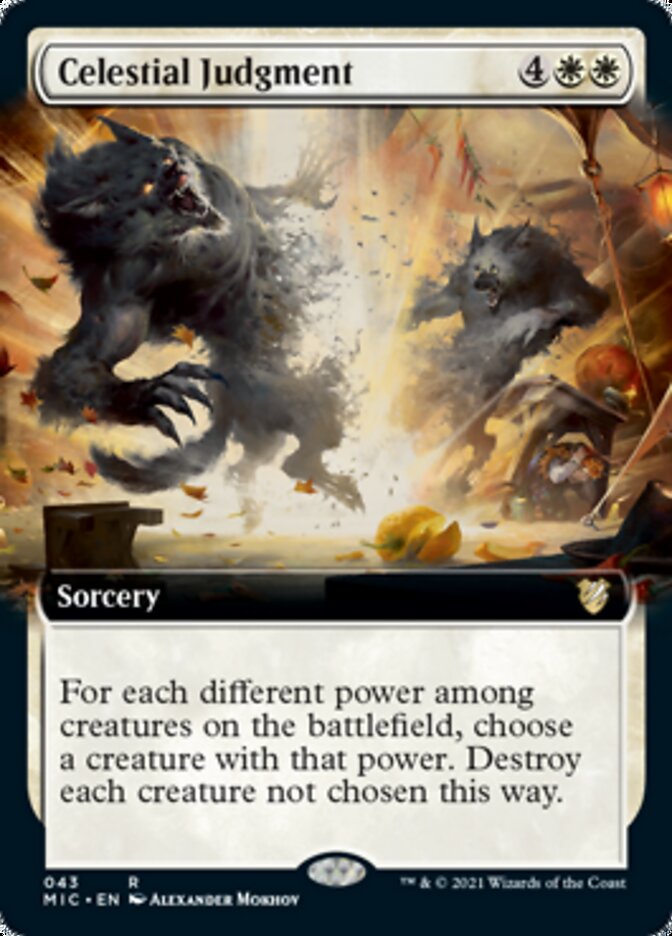 Celestial Judgment (Extended) [Innistrad: Midnight Hunt Commander] | Rook's Games and More