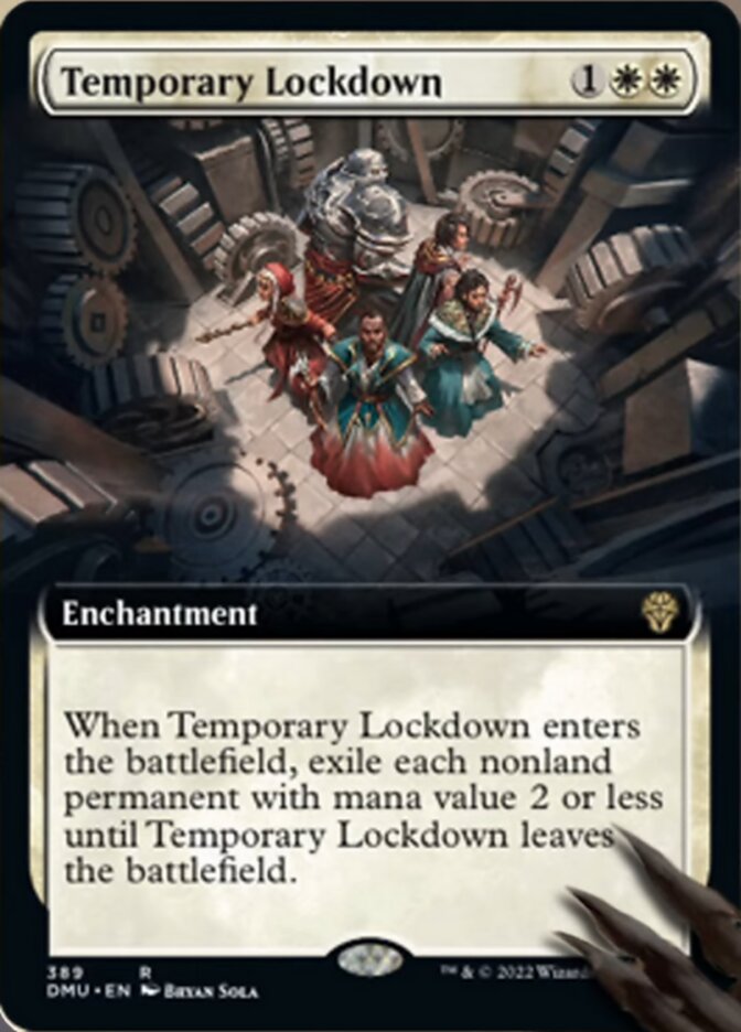 Temporary Lockdown (Extended Art) [Dominaria United] | Rook's Games and More