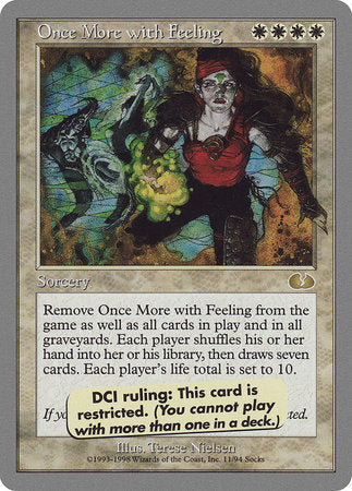 Once More with Feeling [Unglued] | Rook's Games and More