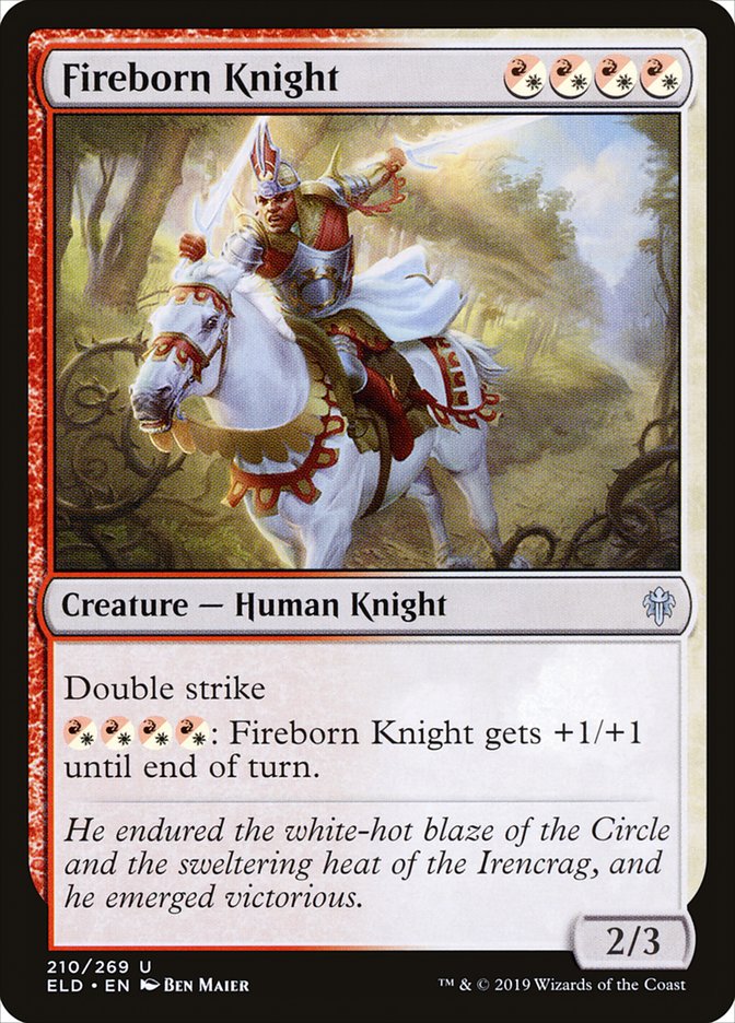 Fireborn Knight [Throne of Eldraine] | Rook's Games and More