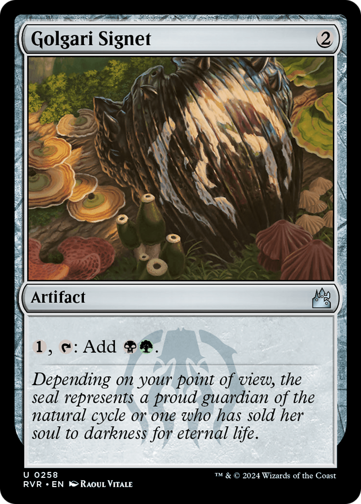 Golgari Signet [Ravnica Remastered] | Rook's Games and More