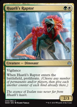 Huatli's Raptor [War of the Spark] | Rook's Games and More