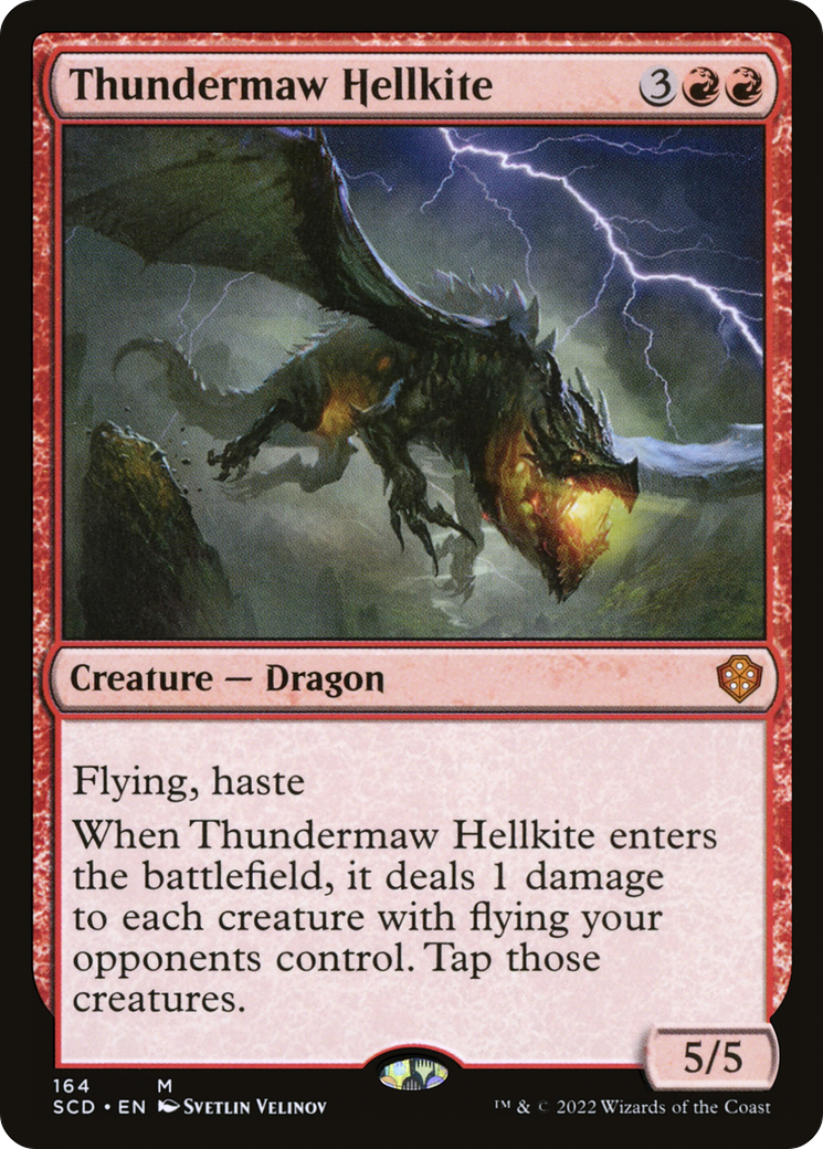 Thundermaw Hellkite [Starter Commander Decks] | Rook's Games and More