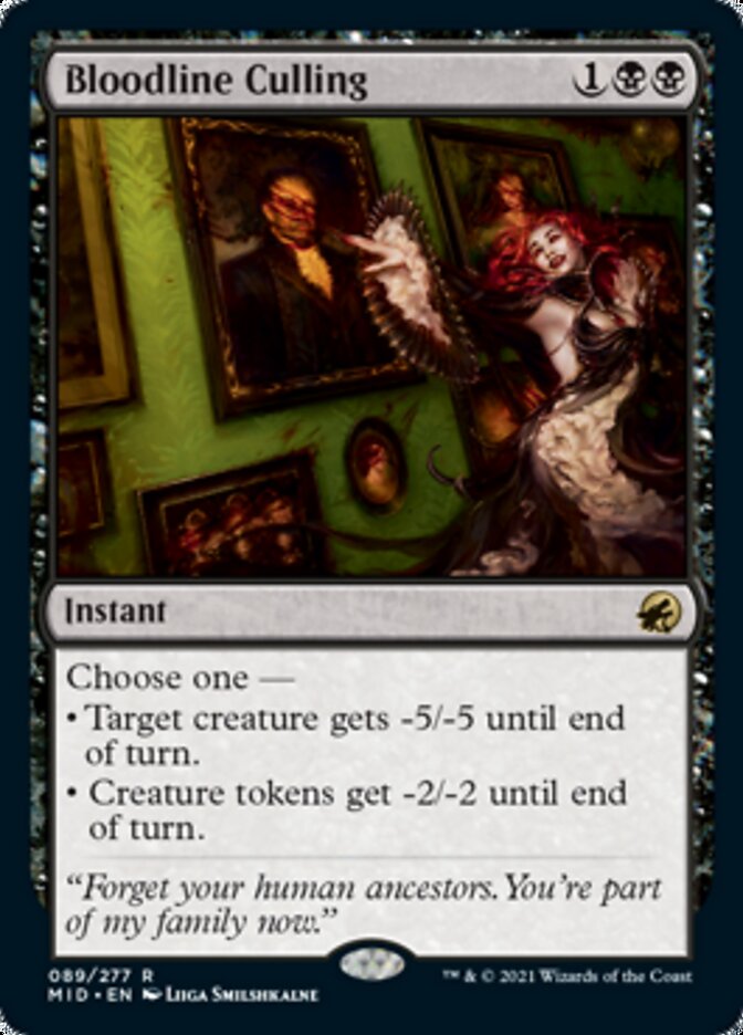 Bloodline Culling [Innistrad: Midnight Hunt] | Rook's Games and More