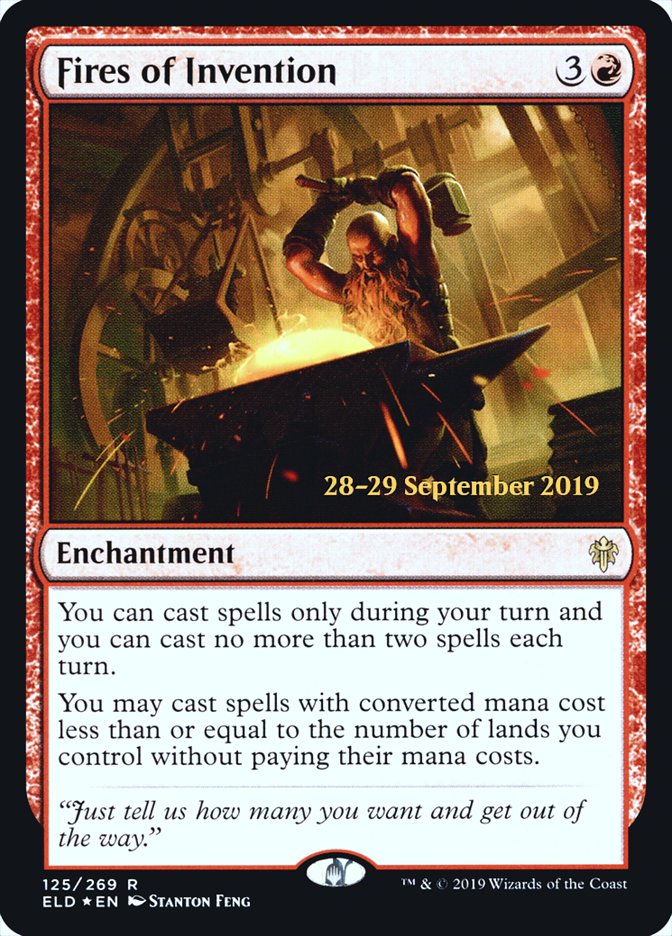 Fires of Invention  [Throne of Eldraine Prerelease Promos] | Rook's Games and More