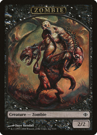Zombie Token [Shards of Alara Tokens] | Rook's Games and More