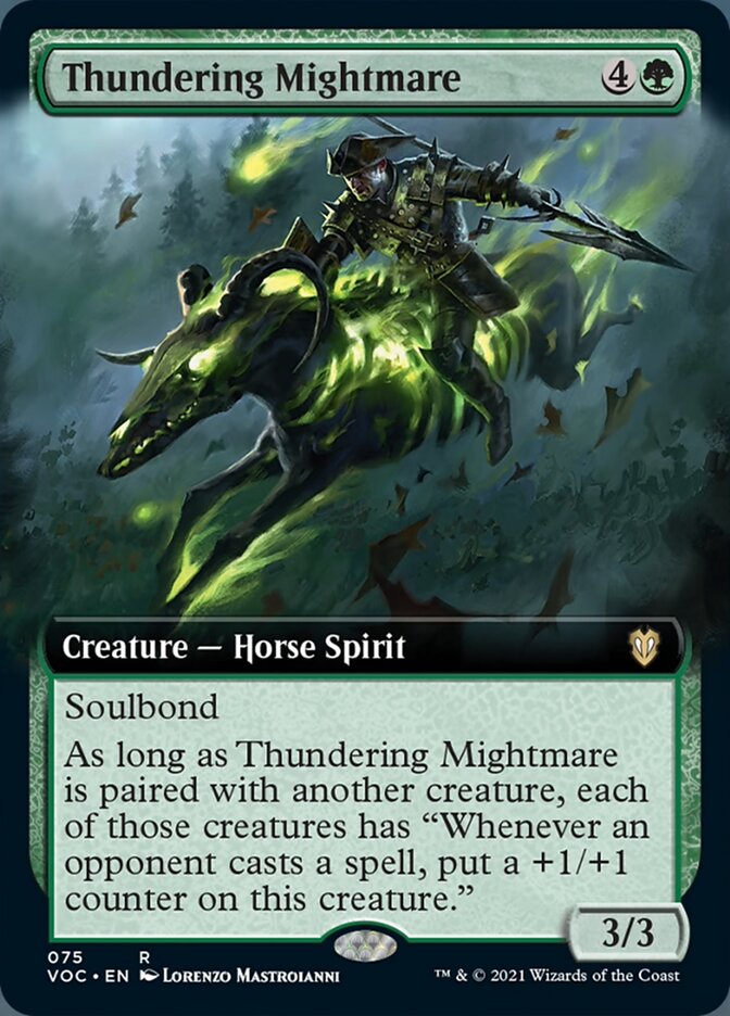 Thundering Mightmare (Extended) [Innistrad: Crimson Vow Commander] | Rook's Games and More