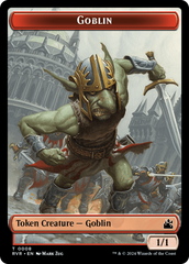 Goblin (0008) // Voja Double-Sided Token [Ravnica Remastered Tokens] | Rook's Games and More